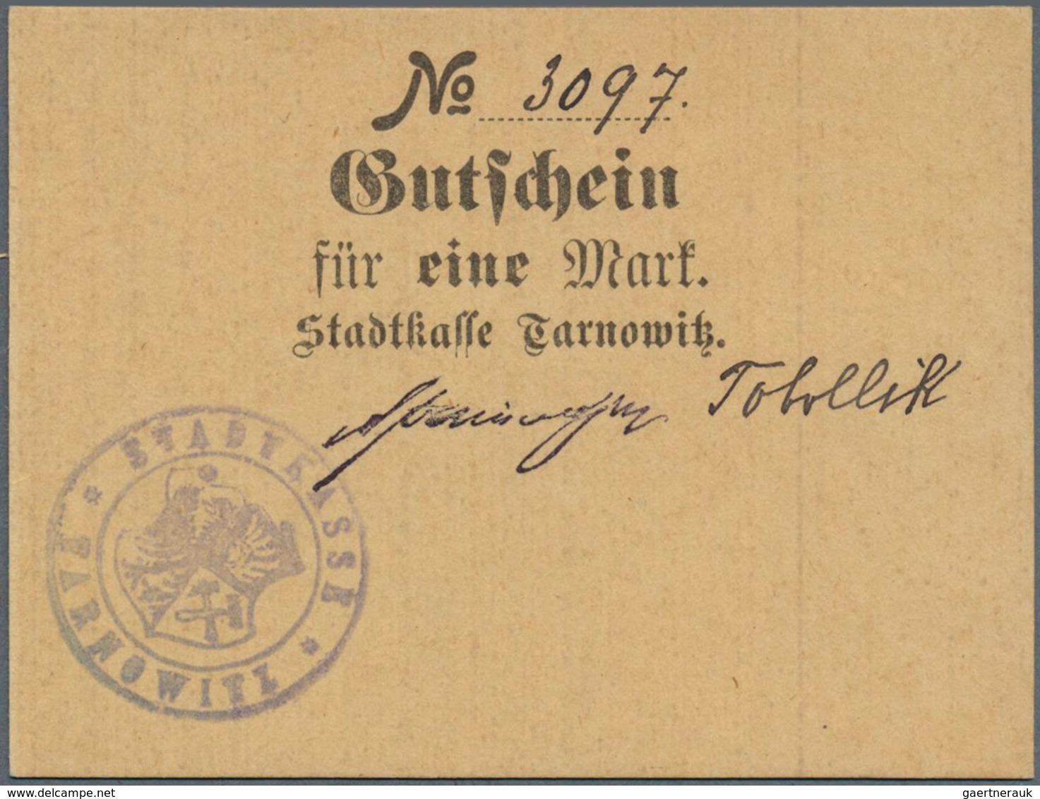 Deutschland - Notgeld - Ehemalige Ostgebiete: Oberschlesien, Notgeld Von 1914, Sammlung Von 66 Versc - Autres & Non Classés