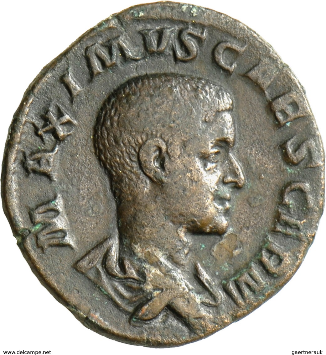 Maximus (235 - 238): Maximus 235/6-238: Sesterz, Rom, 19,69 G, RIC RIC 13, Sehr Schön+. - Altri & Non Classificati