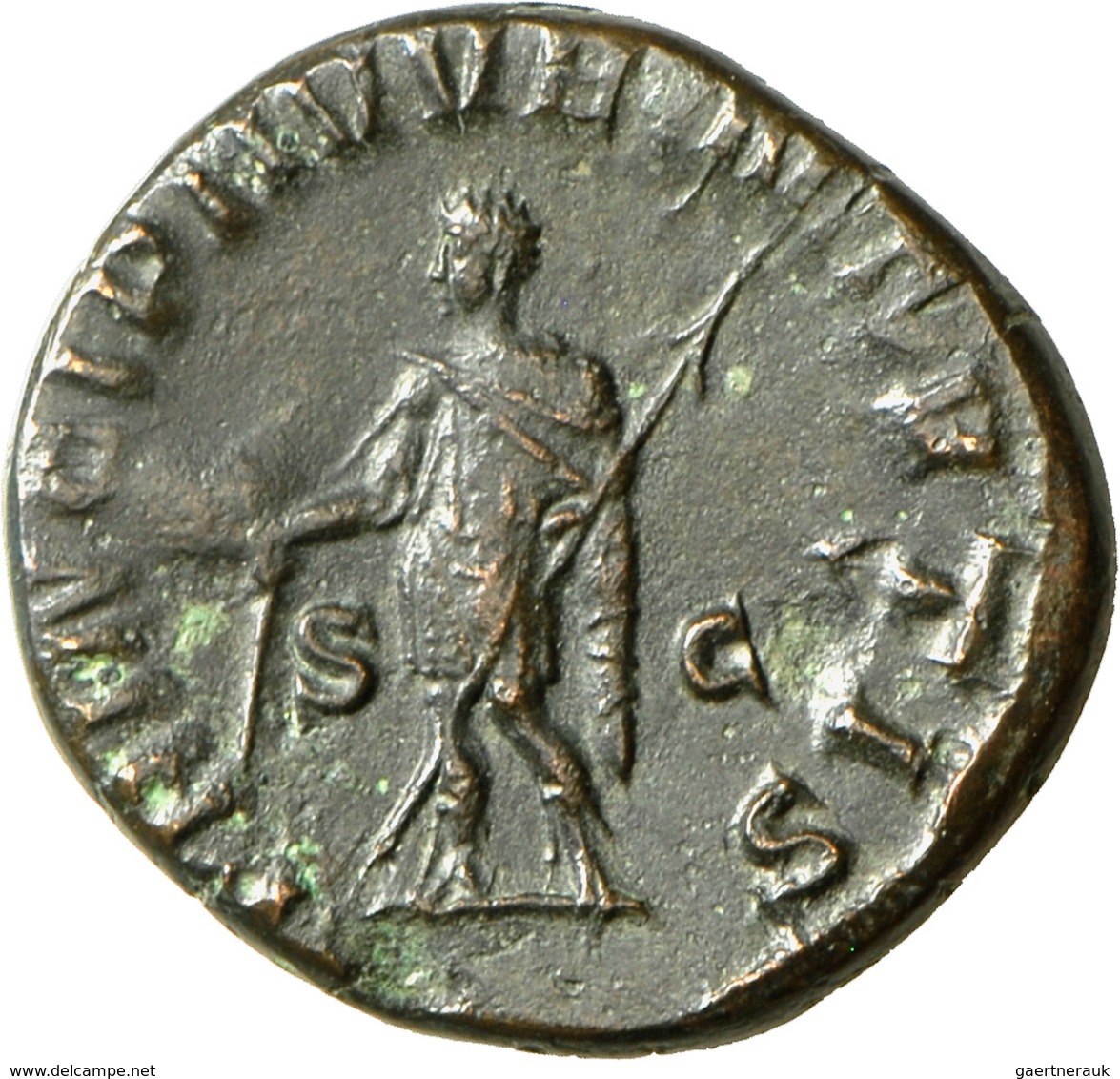 Herennius Etruscus (250 - 251): Herennius Etruscus 250-251: Sesterz Rom, 14,13 G, RIC 171(a), Dunkle - The Military Crisis (235 AD To 284 AD)