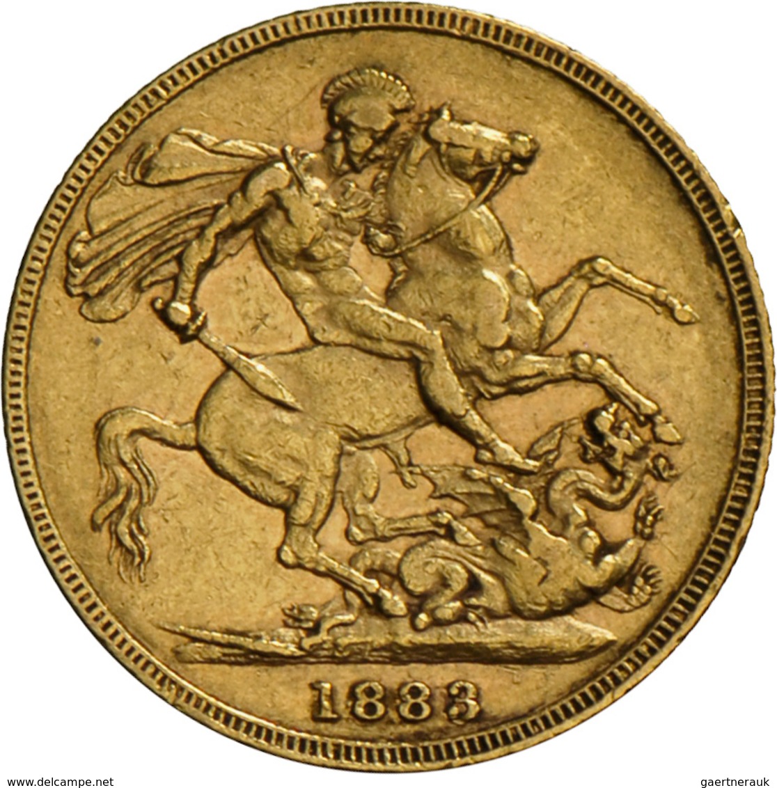 Australien - Anlagegold: Victoria 1837-1901: Sovereign 1883 M (Melbourne), KM# 7, Friedberg 16. 7,96 - Autres & Non Classés