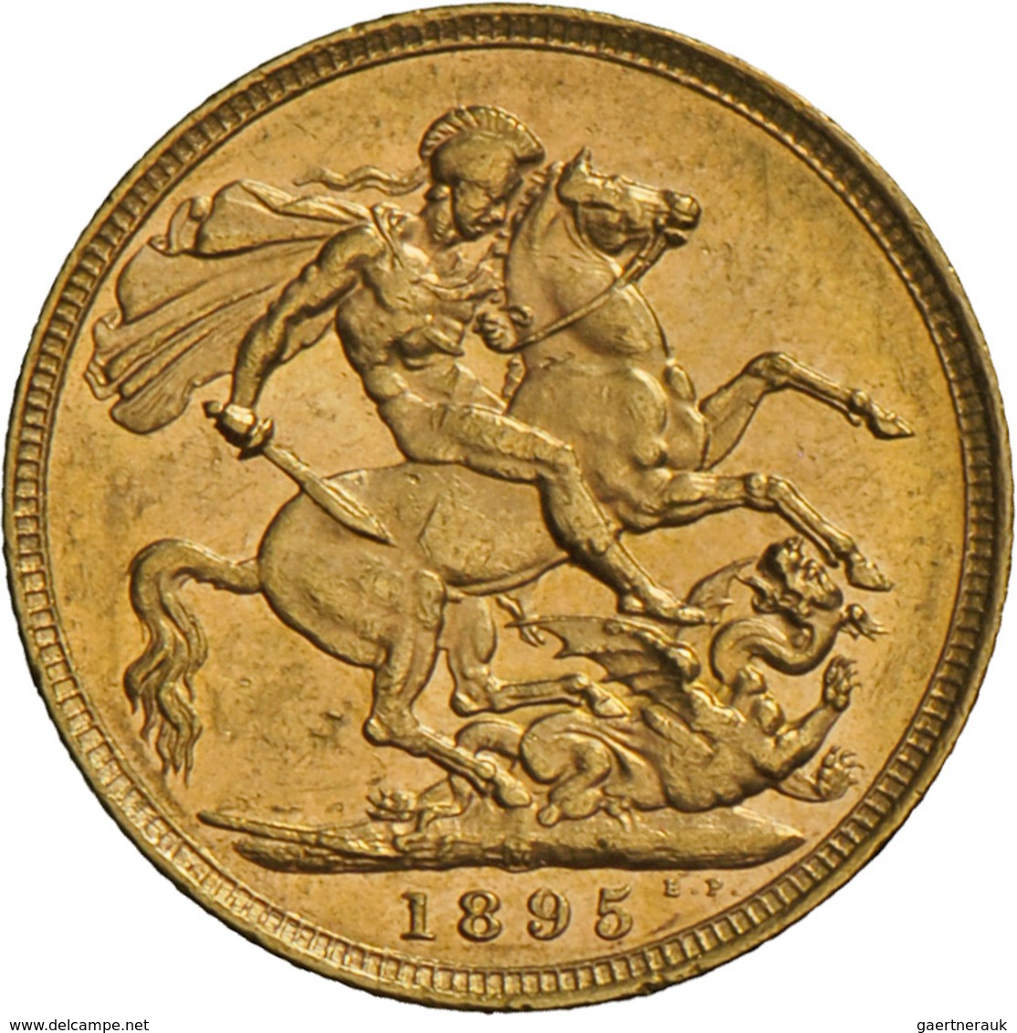 Australien - Anlagegold: Victoria 1837-1901: Sovereign 1895 M (Melbourne), KM # 13, Friedberg 24. 7, - Sonstige & Ohne Zuordnung