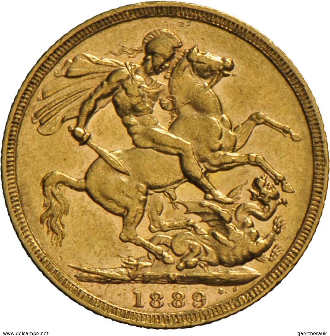 Australien - Anlagegold: Victoria 1837-1901: Sovereign 1889 M (Melbourne), KM # 13, Friedberg 24. 7, - Otros & Sin Clasificación