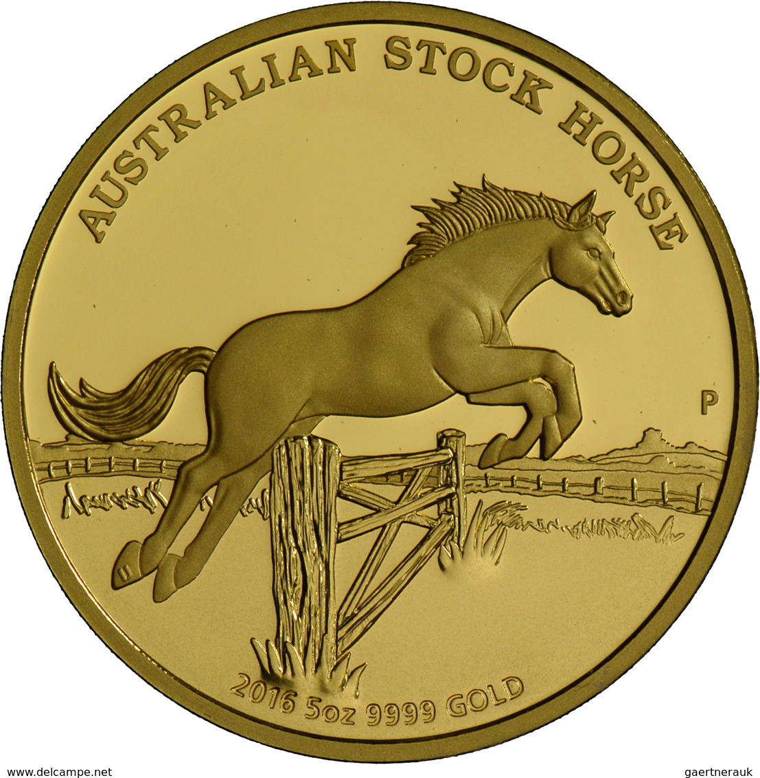 Australien - Anlagegold: Elizabeth II. 1952 -,: 500 Dollars 2016, Australian Stock Horse, 5 OZ = 155 - Otros & Sin Clasificación