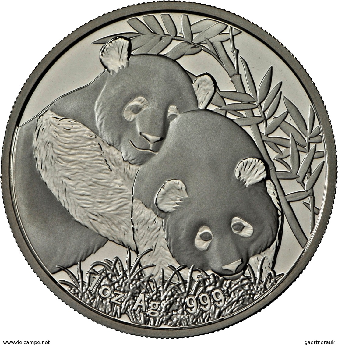 China - Volksrepublik: Medaille 1 OZ Silber Panda 2012 Anlässlich Der Münzenmesse 2012 In Singapur ( - Cina
