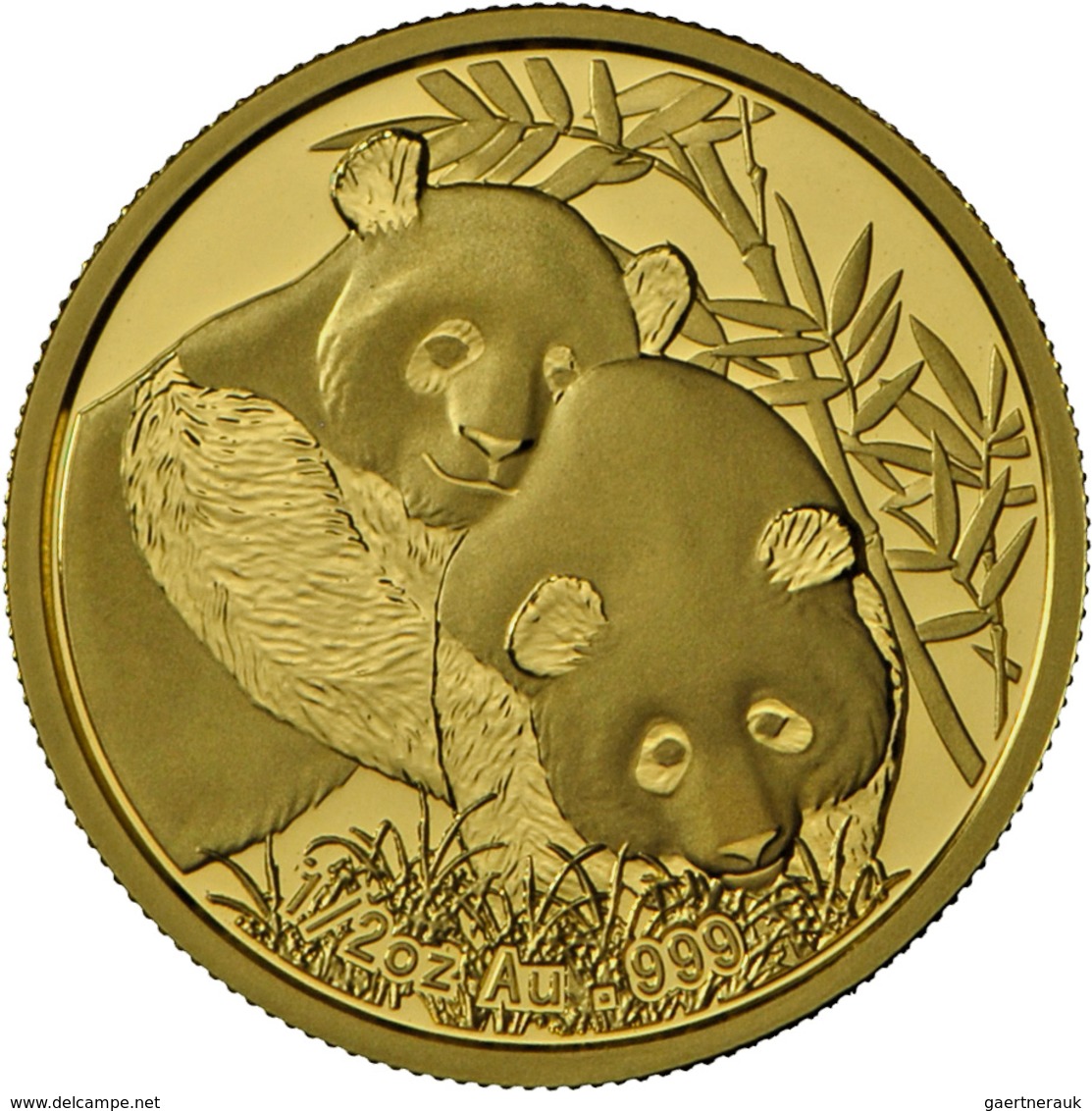 China - Volksrepublik: Medaille 1/2 OZ Gold Panda 2012 Anlässlich Der Münzenmesse 2012 In Singapur ( - Cina