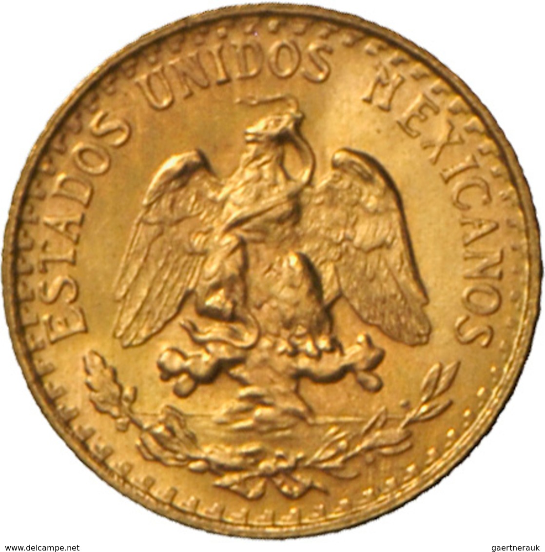 Mexiko - Anlagegold: Lot 2 Goldmünzen: 2 Pesos 1945, Friedberg 170R, 1,65 G 900/1000 Gold + 2,5 Peso - Messico