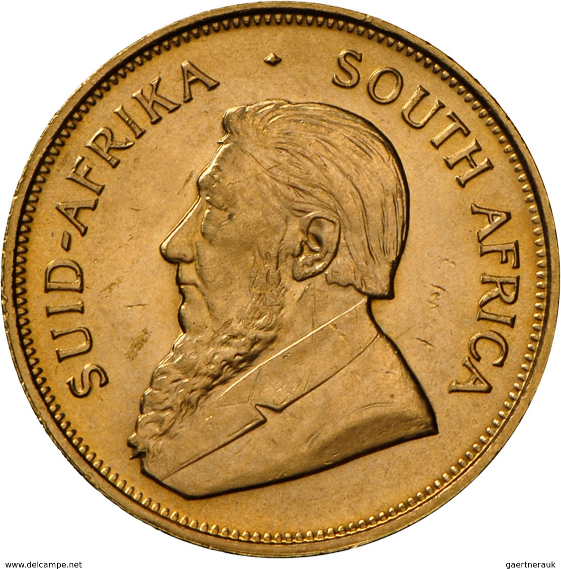 Südafrika - Anlagegold: Krügerrand 1972, 1 Unze (31,1 G), KM# 73, Friedberg B1. 33,93 G, 917/1000 Go - Sudáfrica