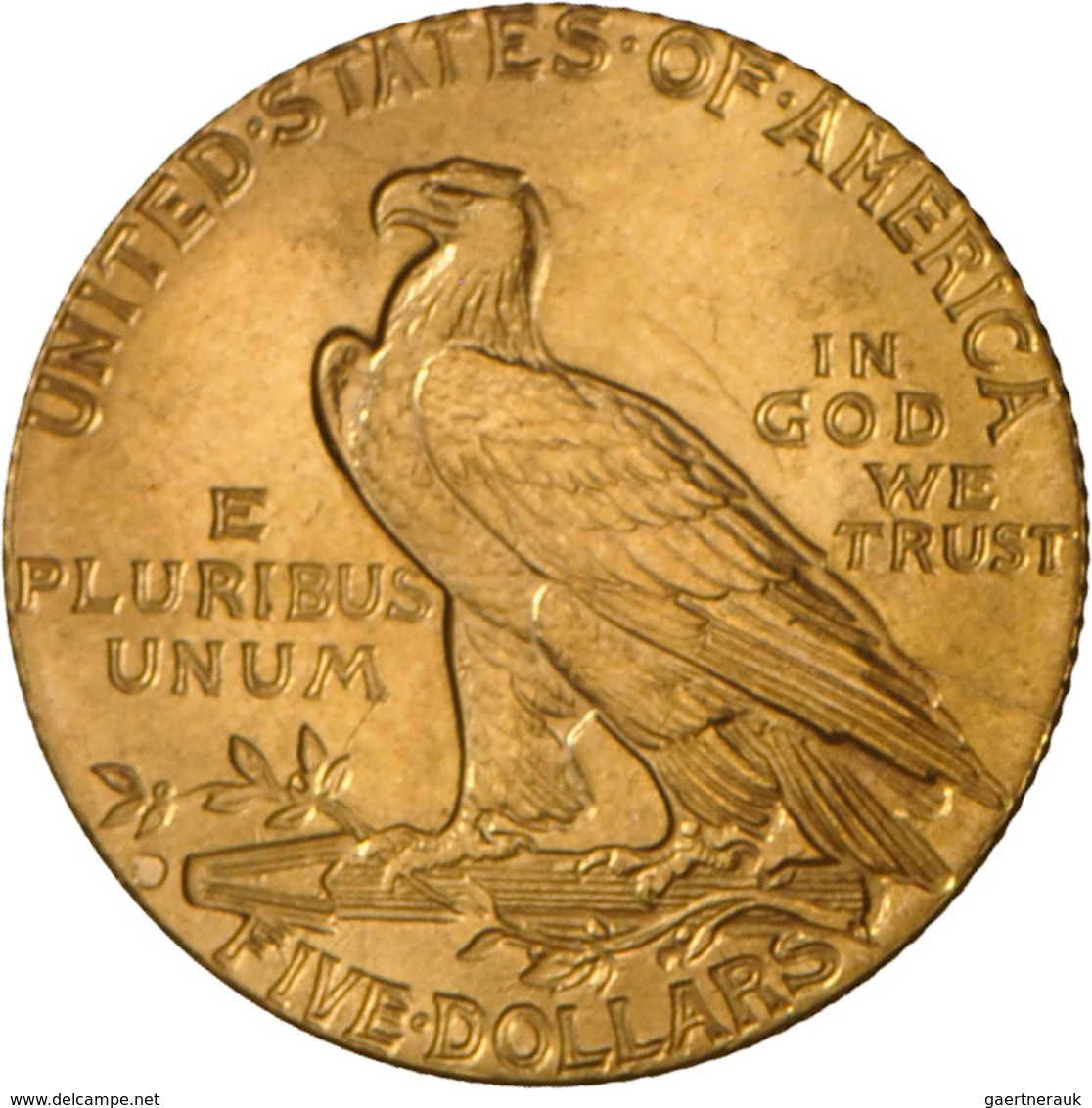 Vereinigte Staaten Von Amerika - Anlagegold: 5 Dollars 1909 D (Half Eagle - Indian Head), KM# 129, F - Altri & Non Classificati