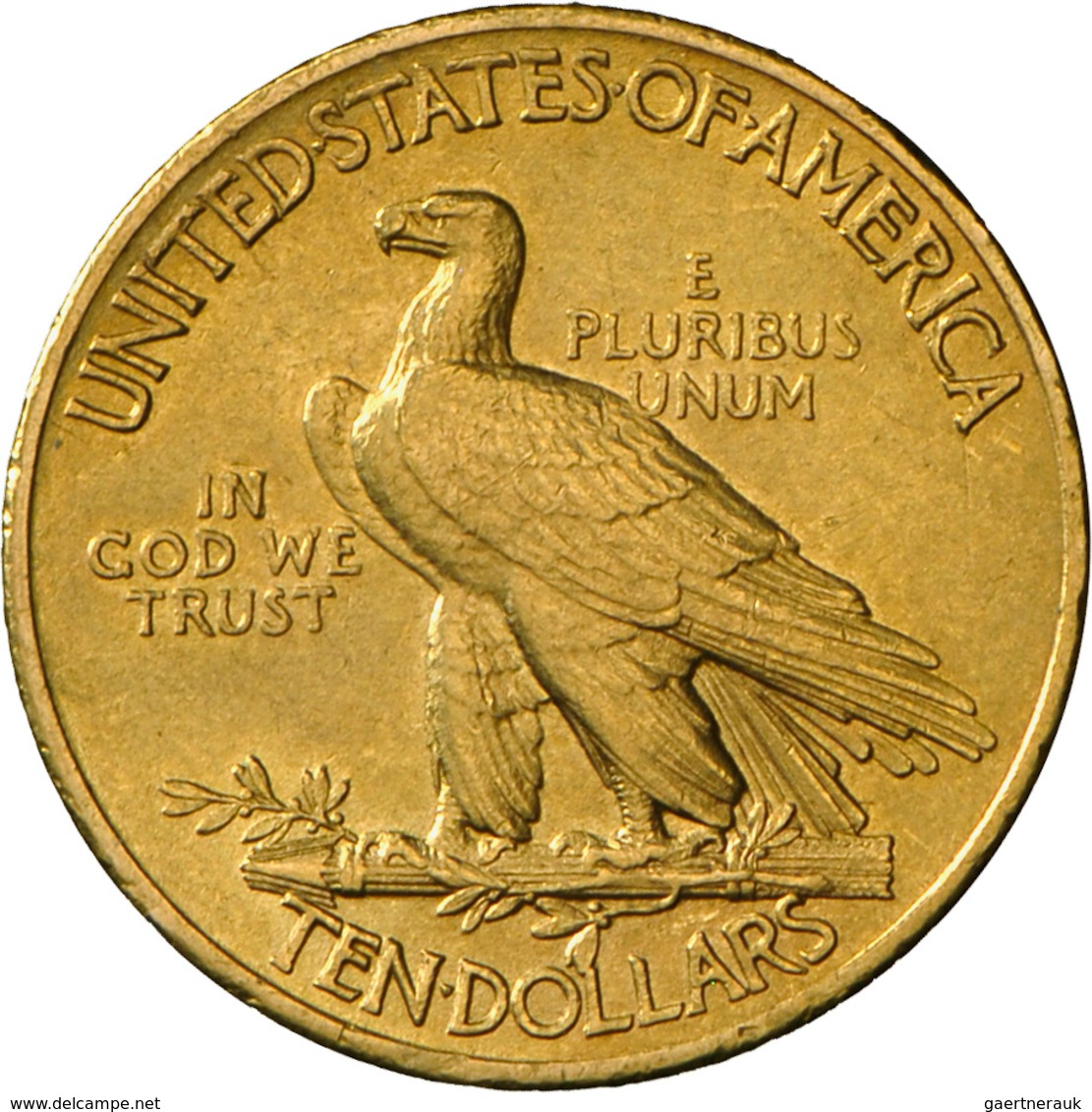 Vereinigte Staaten Von Amerika - Anlagegold: 10 Dollars 1909 (Eagle - Indian Head), KM# 130, Friedbe - Autres & Non Classés