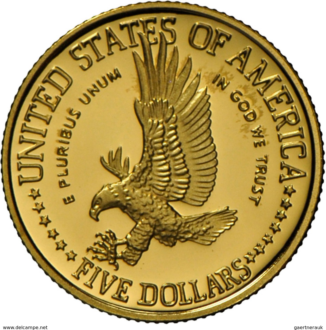 Vereinigte Staaten Von Amerika - Anlagegold: 5 Dollars 1986 W (Half Eagle), 100 Jahre Errichtung Der - Otros & Sin Clasificación