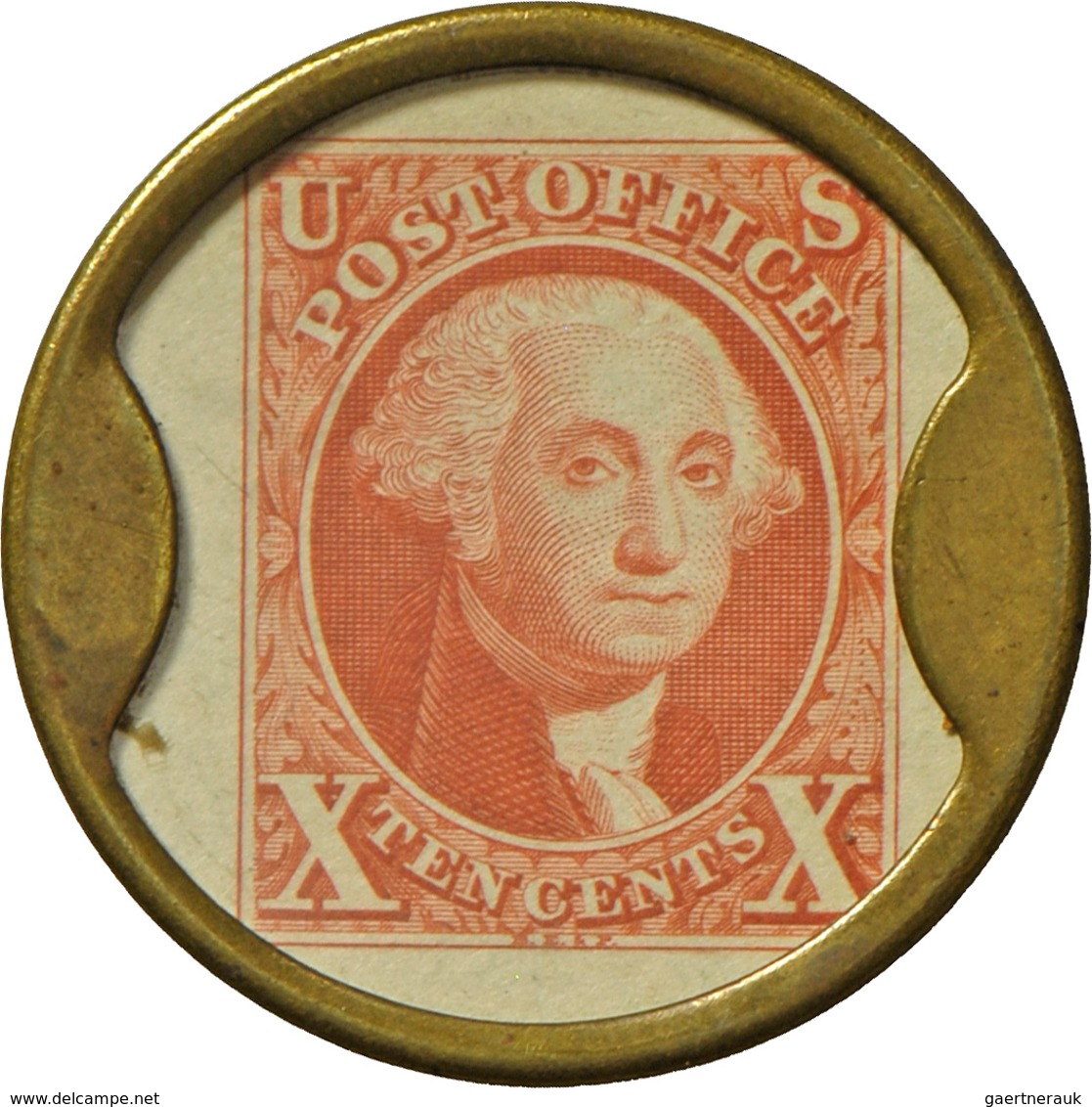 Vereinigte Staaten Von Amerika: Lot 60 Pcs; Encased Postage Stamps, After 1862, Different Kinds Of C - Autres & Non Classés