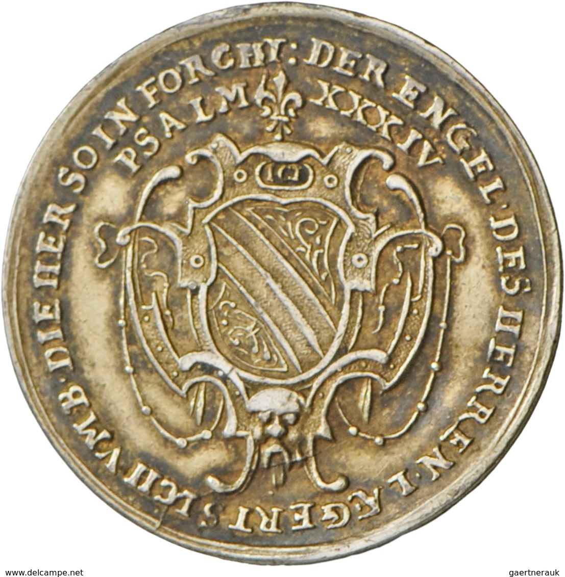 Frankreich: Elsass, Strassburg: Stadt-Medaille 1628 (von J. G. Lutz Und F. Fechner), Av: Stadtansich - Altri & Non Classificati