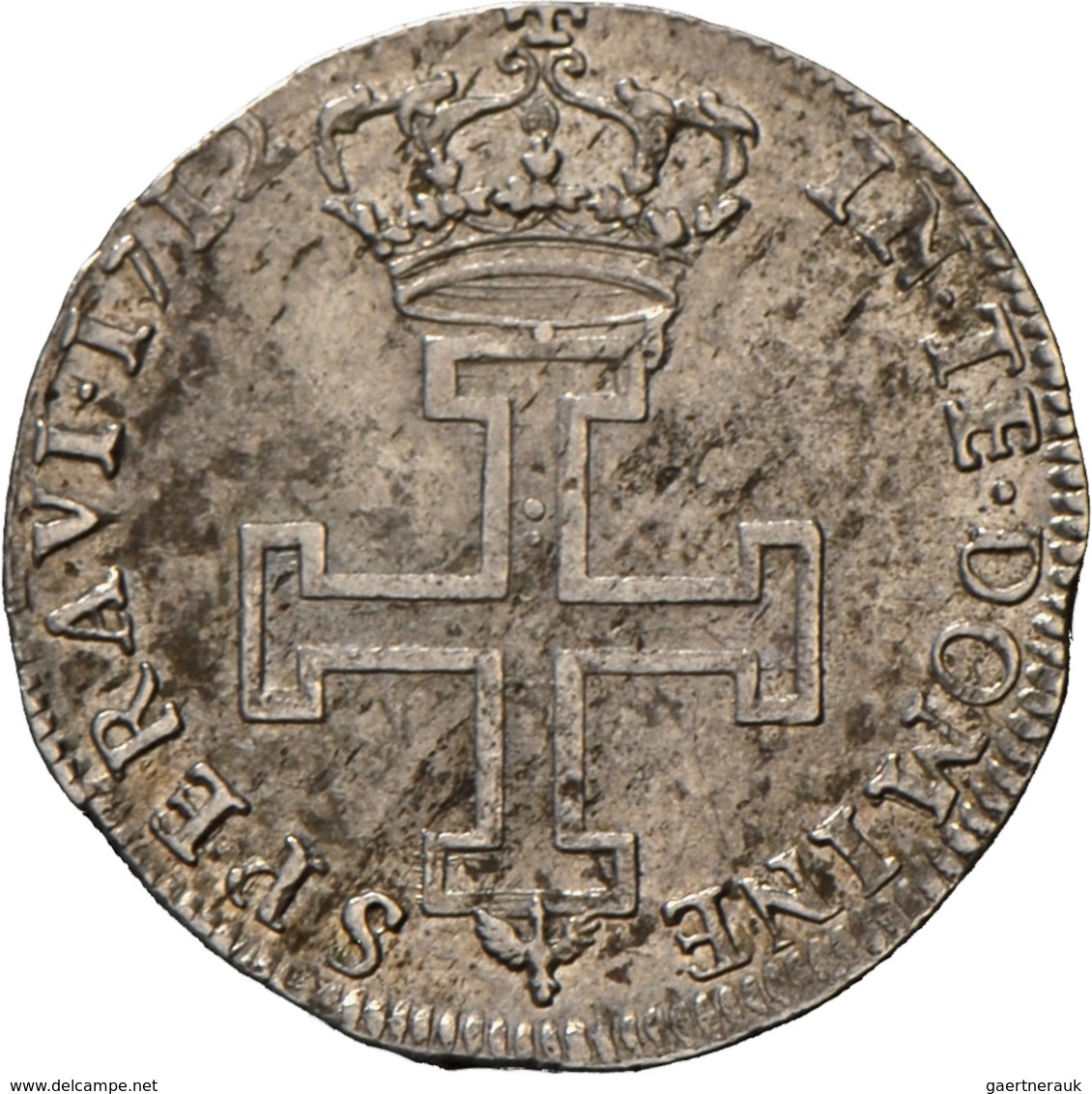 Frankreich: Lothringen, Herzogtum, Leopold I. 1690-1729: Lot 4 Münzen - Teston 1710 Auf 1704 überprä - Autres & Non Classés
