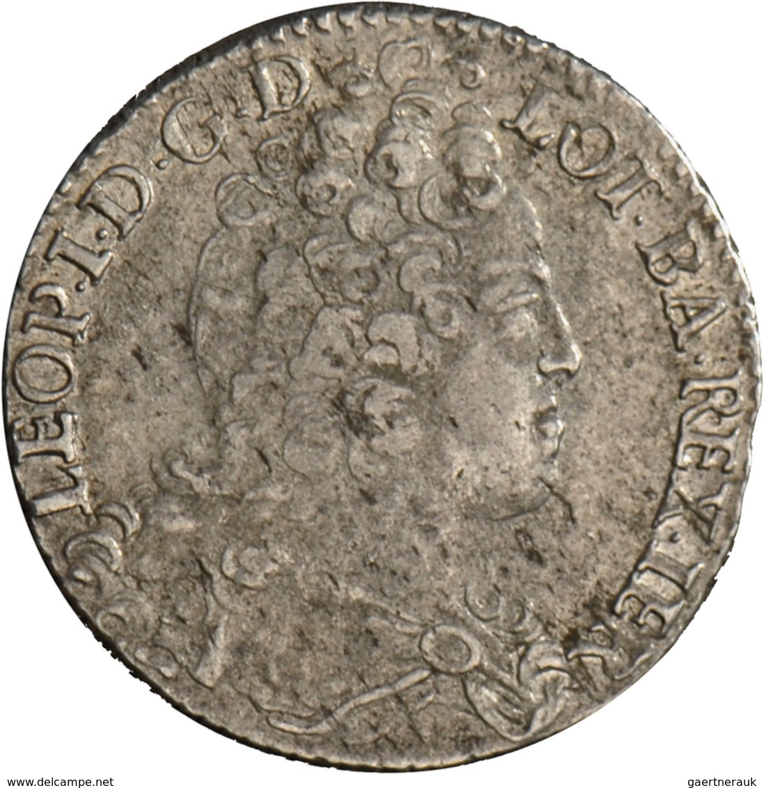 Frankreich: Lothringen, Herzogtum, Leopold I. 1690-1729: Lot 4 Münzen - Teston 1710 Auf 1704 überprä - Otros & Sin Clasificación