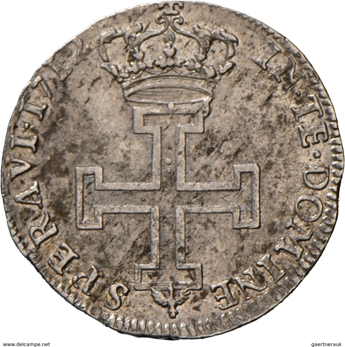 Frankreich: Lothringen, Herzogtum, Leopold I. 1690-1729: Lot 4 Münzen - Teston 1710 auf 1704 überprä