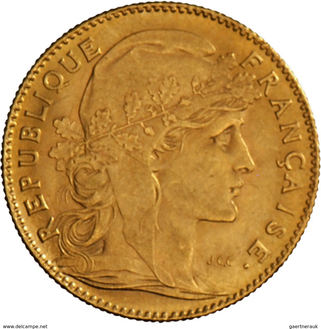 Frankreich - Anlagegold: Lot 3 Verschiedene 10 Francs Goldmünzen: 1862 A / 1899 A / 1914. Je 3,22 G, - Andere & Zonder Classificatie