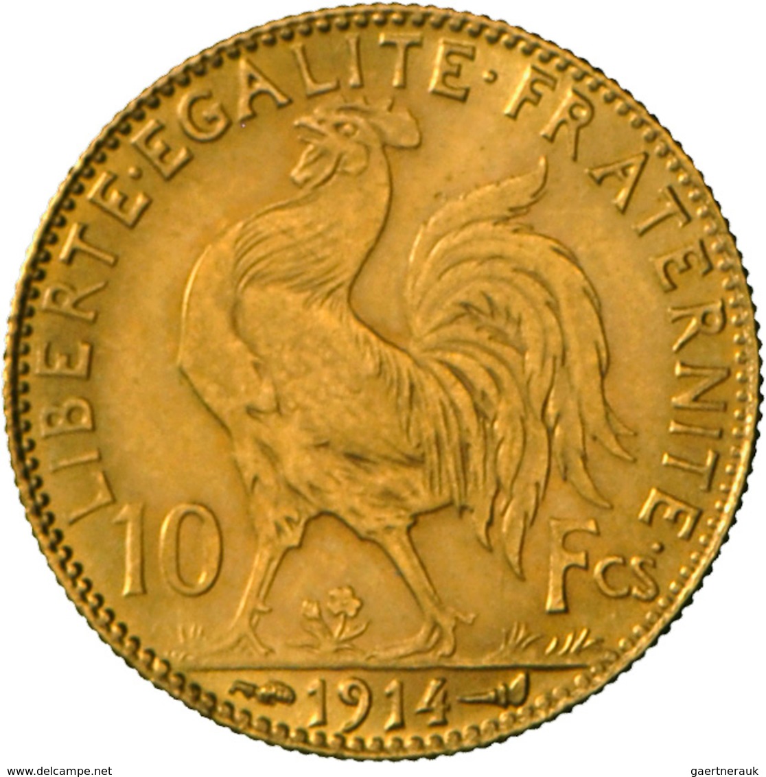 Frankreich - Anlagegold: Lot 3 Verschiedene 10 Francs Goldmünzen: 1862 A / 1899 A / 1914. Je 3,22 G, - Altri & Non Classificati