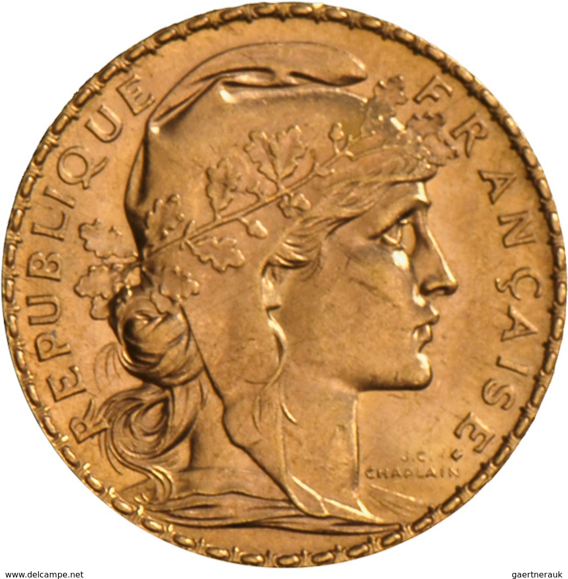 Frankreich - Anlagegold: Dritte Republik 1871-1940: Lot 2 X 20 Francs 1913 (Hahn / Marianne). Je 6,4 - Altri & Non Classificati