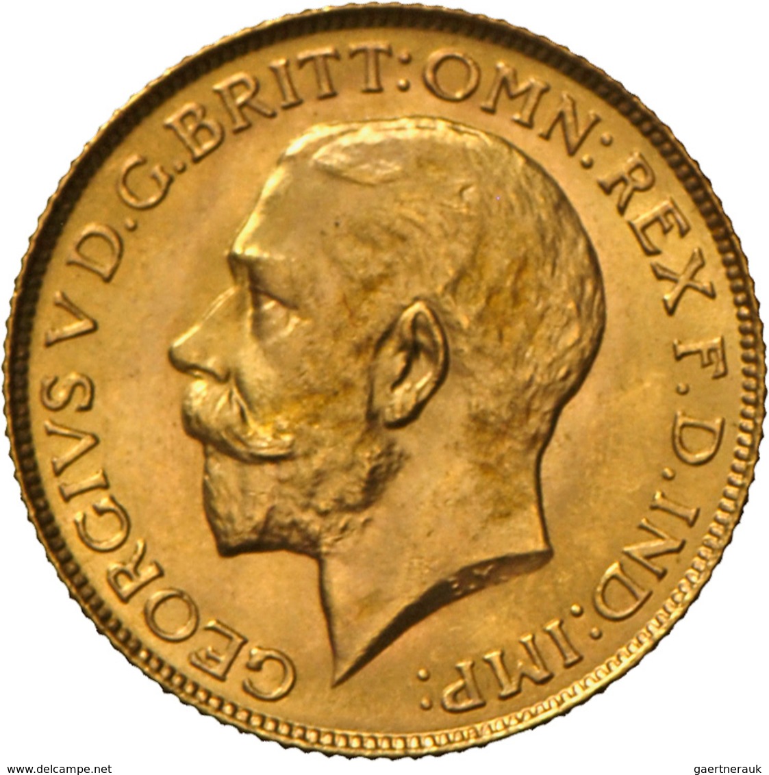 Großbritannien - Anlagegold: George V. 1910-1936: Sovereign 1925, KM# 820. 7,99 G 917/1000 Gold. Kle - Autres & Non Classés