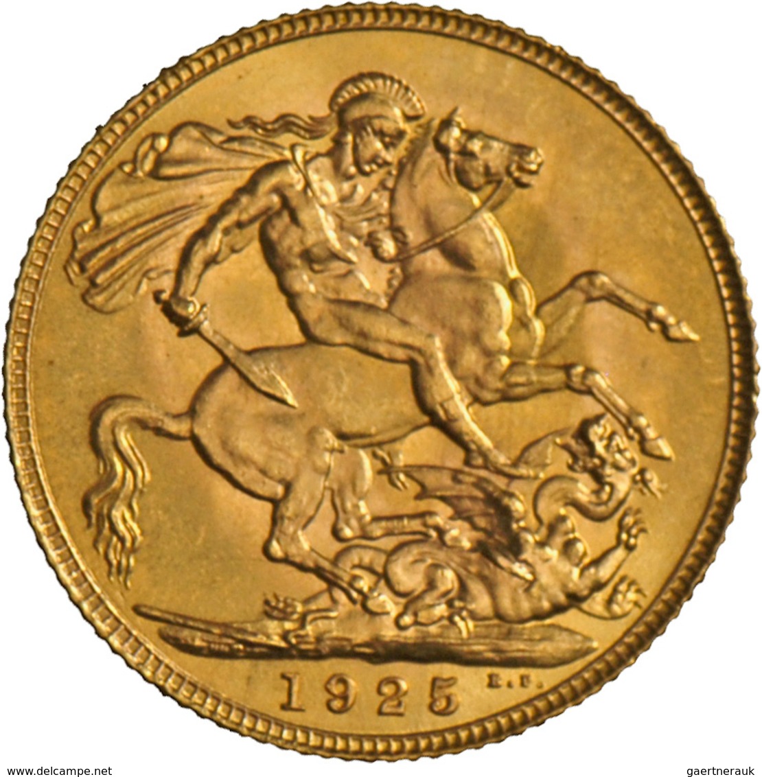 Großbritannien - Anlagegold: George V. 1910-1936: Sovereign 1925, KM# 820. 7,99 G 917/1000 Gold. Kle - Otros & Sin Clasificación