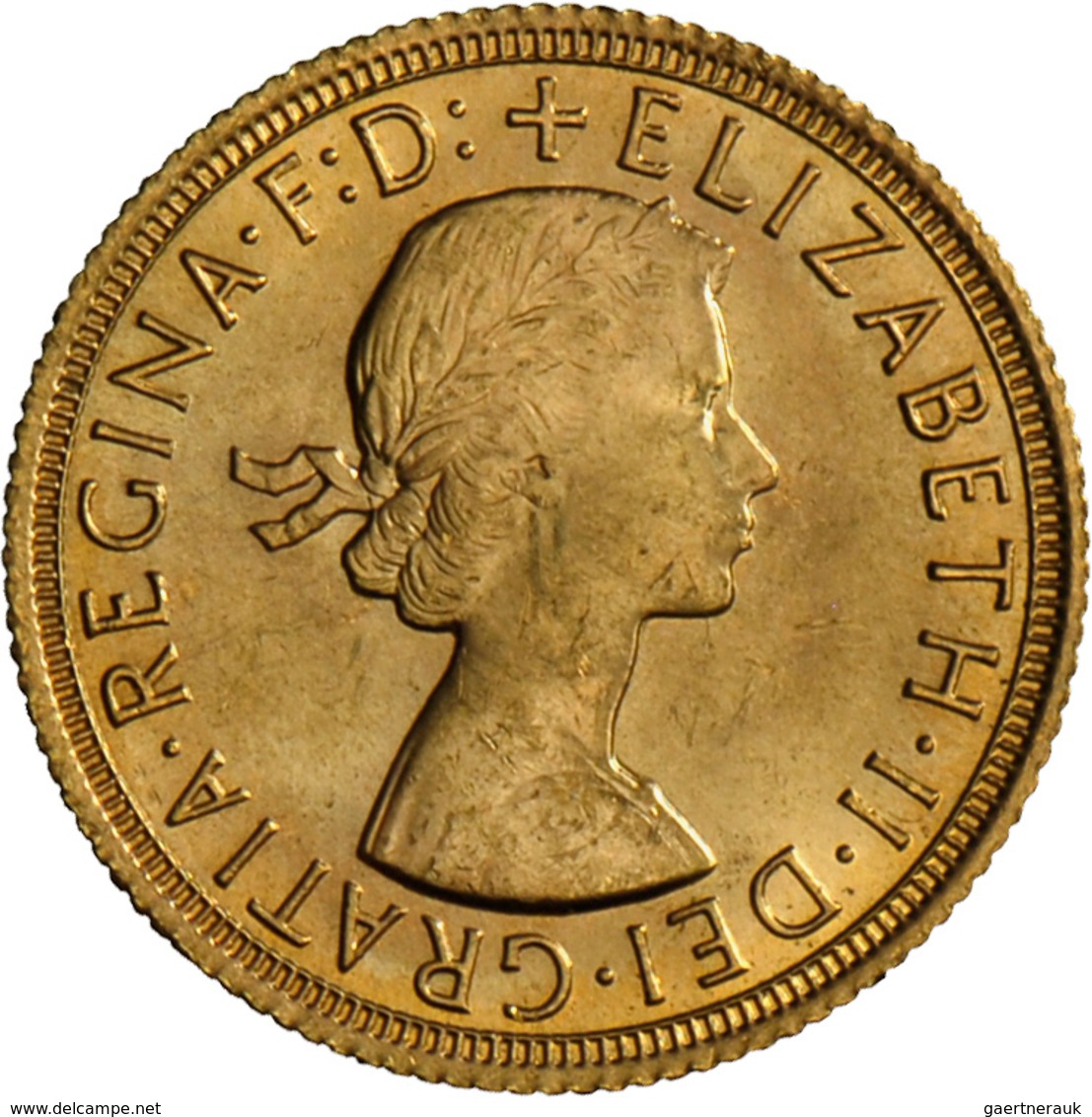 Großbritannien - Anlagegold: Elizabeth II. 1952 -,: Sovereign 1966, KM# 908, Friedberg 417. 7,99 G, - Autres & Non Classés