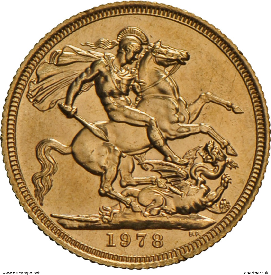 Großbritannien - Anlagegold: Elizabeth II. 1952 -,: Sovereign 1978, KM# 919, Friedberg 418. 7,99 G, - Altri & Non Classificati