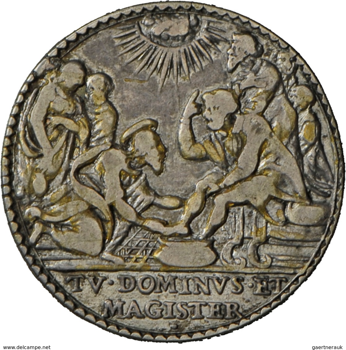 Italien: Kirchenstaat, Urban VIII. 1623-1644: Silbermedaille Anno X (1633), Unsigniert, Auf Die Fußw - 1900-1946 : Víctor Emmanuel III & Umberto II