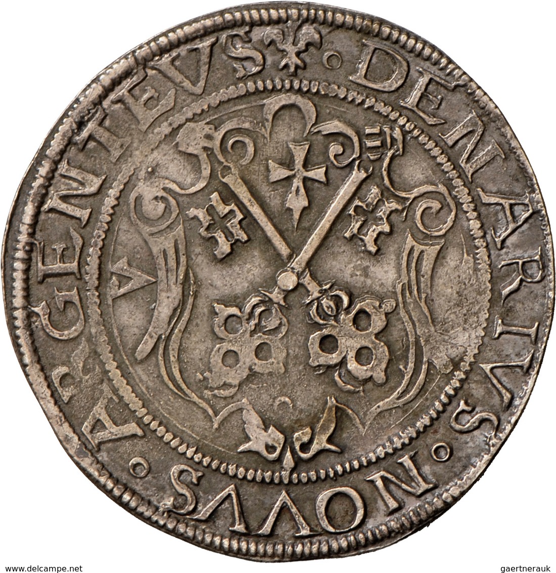 Lettland: Riga-Stadt: Taler Zu 18 Ferding 1574; 40 Mm, 25,42 G, Vgl. Davenport 8459, Galvanoplastisc - Lettonie