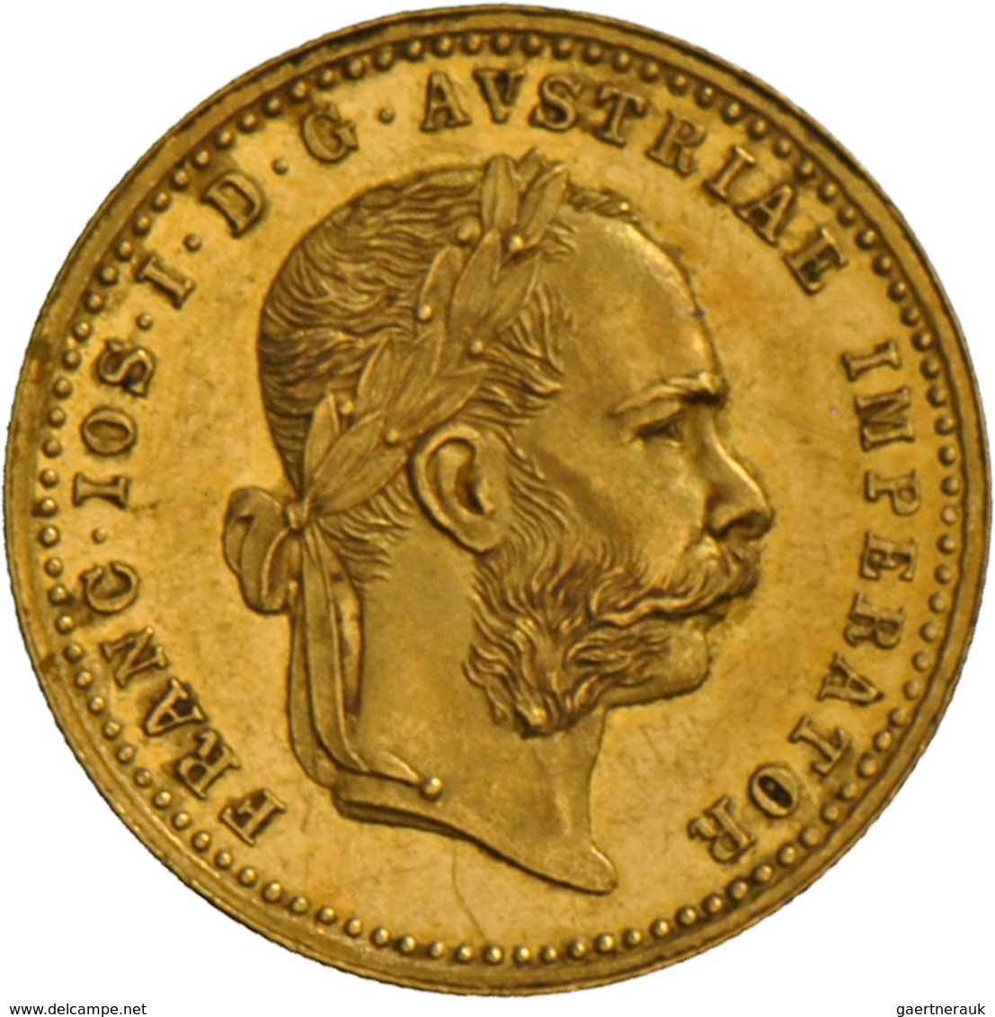 Österreich - Anlagegold: Franz Joseph I. 1848-1916: 1 Dukat 1887. 3,49 G, 986/1000 Gold, Friedberg 4 - Austria