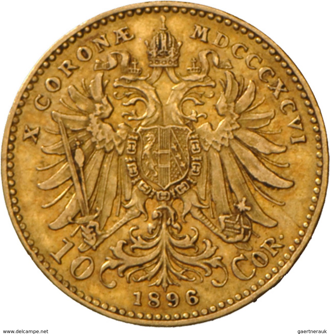 Österreich - Anlagegold: Franz Joseph I. 1848-1916: Lot 5 Goldmünzen: 4 x 10 Kronen (a 3,37 g 900/10