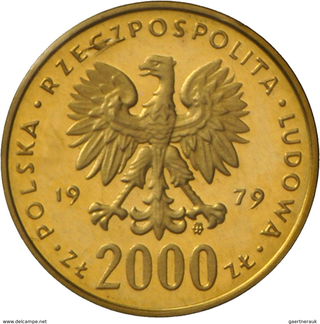 Polen - Anlagegold: 2000 Zlotych 1979, Lot 2 Goldmünzen: Mikolaj Kopernik, KM# Y106, 8,0 G, 900/1000 - Polonia