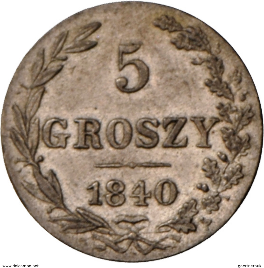 Russland: Nikolaus I. 1825-1856: Geprägt Für Polen, 10 Groszy 1840 + 5 Groszy 1840, Vorzüglich. - Rusia