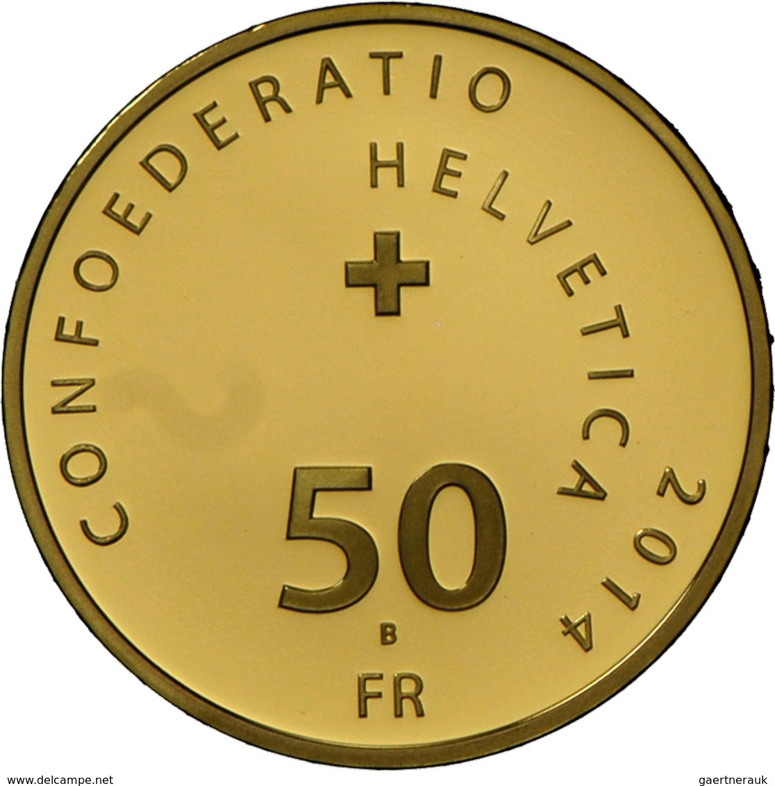 Schweiz - Anlagegold: 50 Franken 2014 100 Jahre Schweizerischer Nationalpark. Auflage Nur 6.000 Stüc - Autres & Non Classés