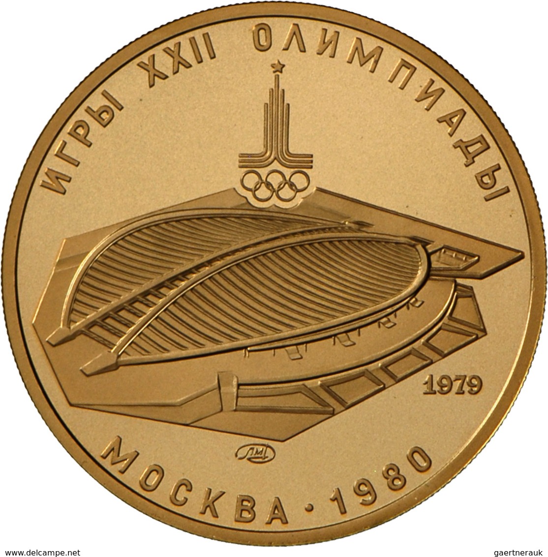 Sowjetunion - Anlagegold: Olympiade Moskau 1980: Set Von 4 X 100 Rubel Aus Gold Der Jahrgänge 1977 ( - Rusia