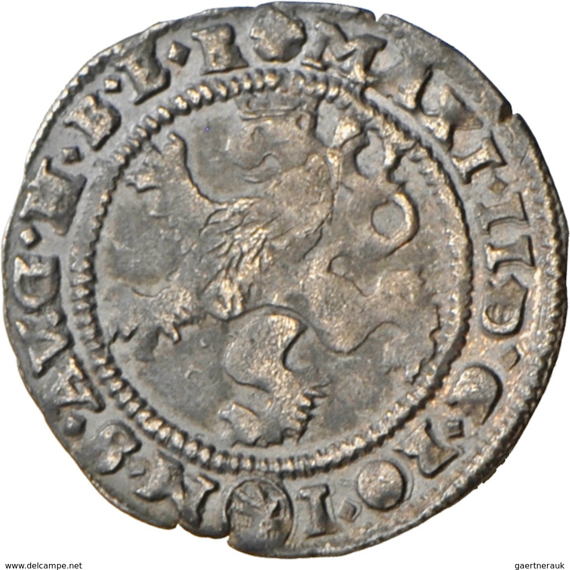 Tschechien: Böhmen, Lot 5 Münzen: Maximilian II: Weißgroschen 1576 (Prag?), Rudolf II: Weißgroschen - Repubblica Ceca