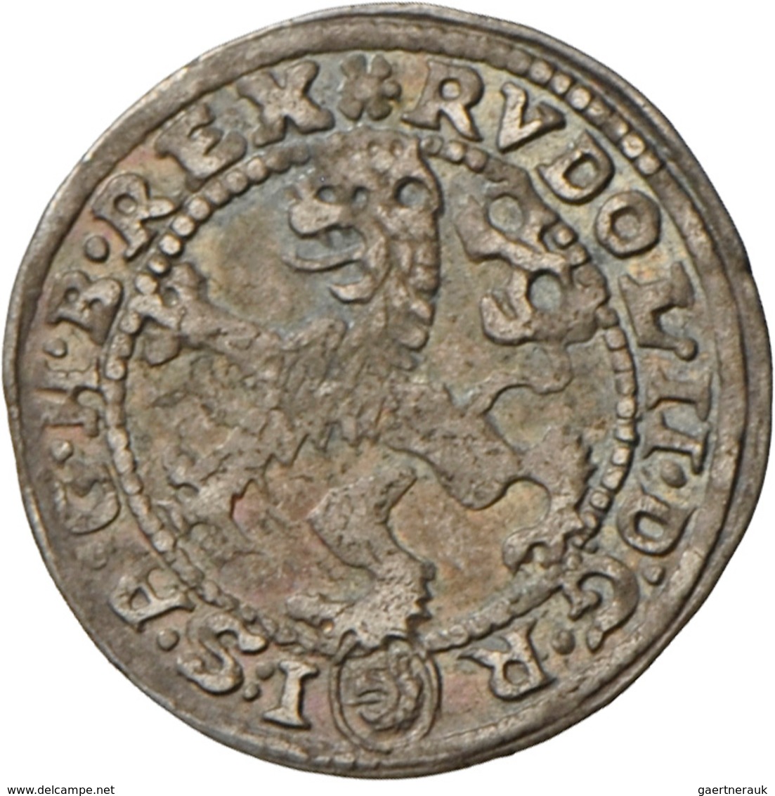 Tschechien: Böhmen, Lot 5 Münzen: Maximilian II: Weißgroschen 1576 (Prag?), Rudolf II: Weißgroschen - Repubblica Ceca