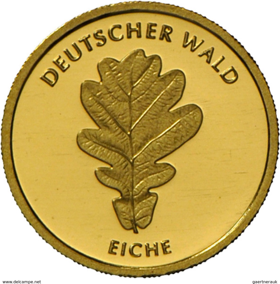 Deutschland - Anlagegold: 4 X 20 Euro Gold Serie Deutscher Wald 2010 - 2012 + 2014: (Eiche, Buche, F - Duitsland