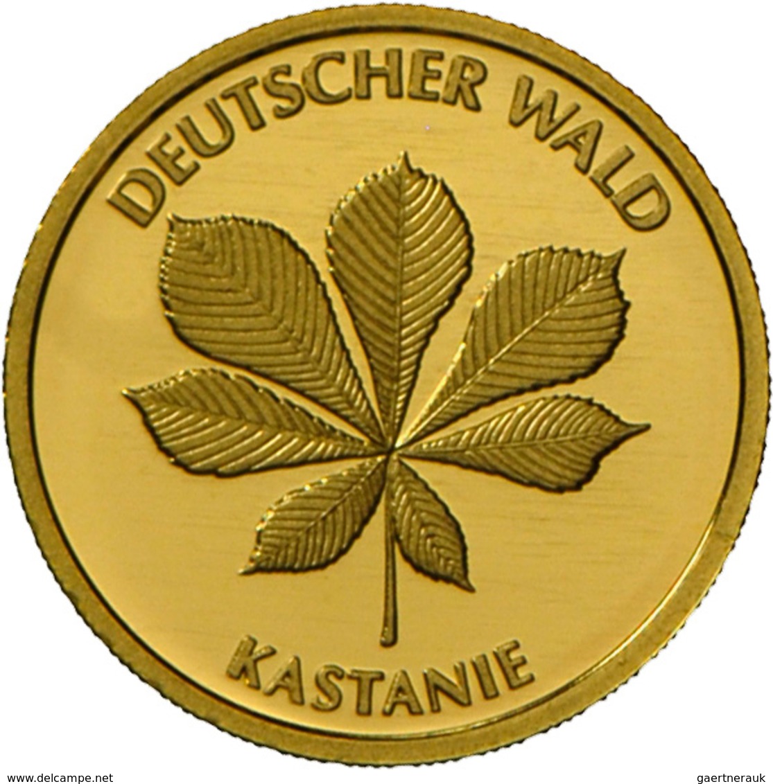 Deutschland - Anlagegold: 4 X 20 Euro Gold Serie Deutscher Wald 2010 - 2012 + 2014: (Eiche, Buche, F - Alemania