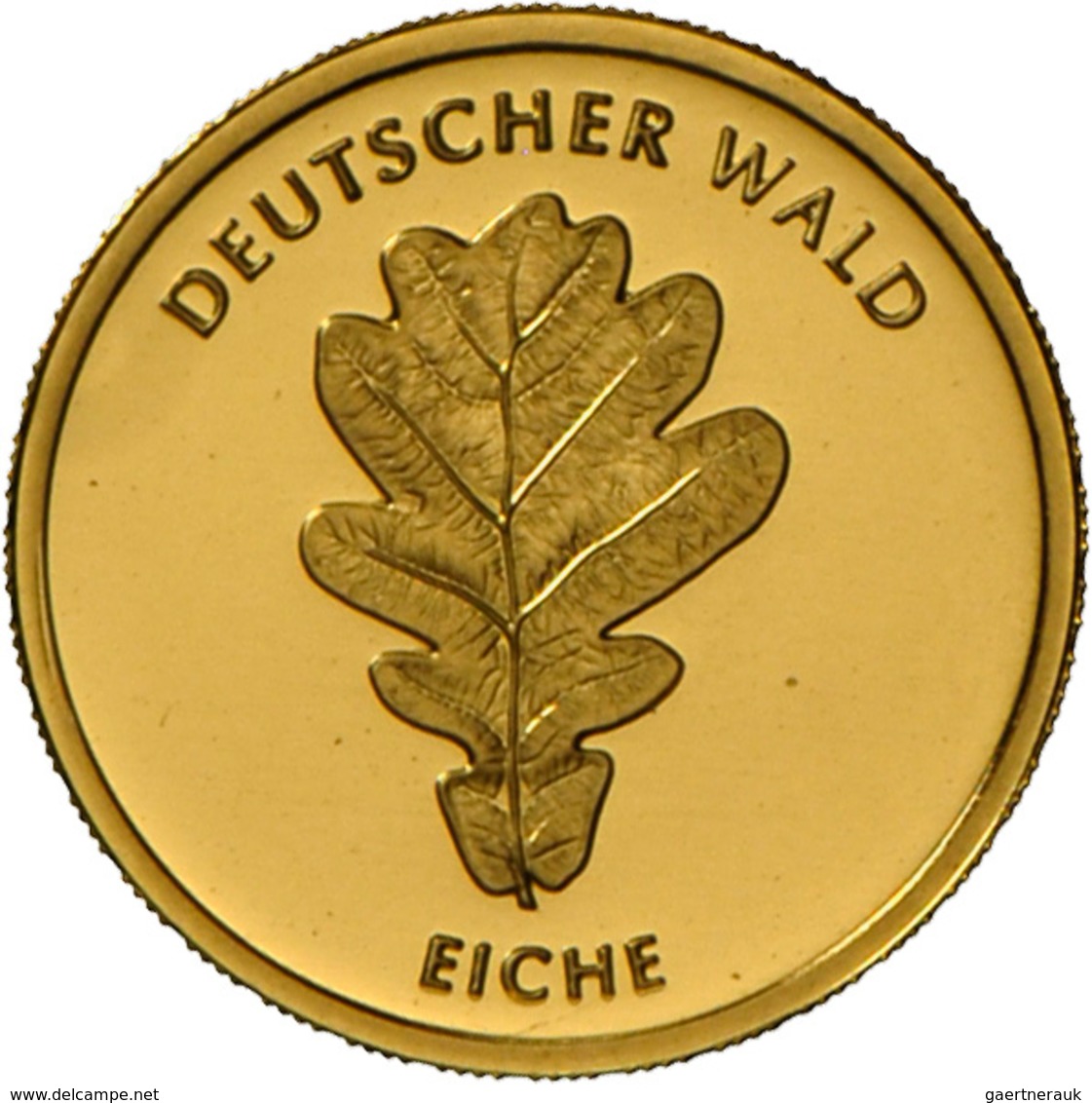 Deutschland - Anlagegold: 5 X 20 Euro Gold Serie Deutscher Wald: 2 X Eiche (2010), 2 X Buche (2011) - Germania