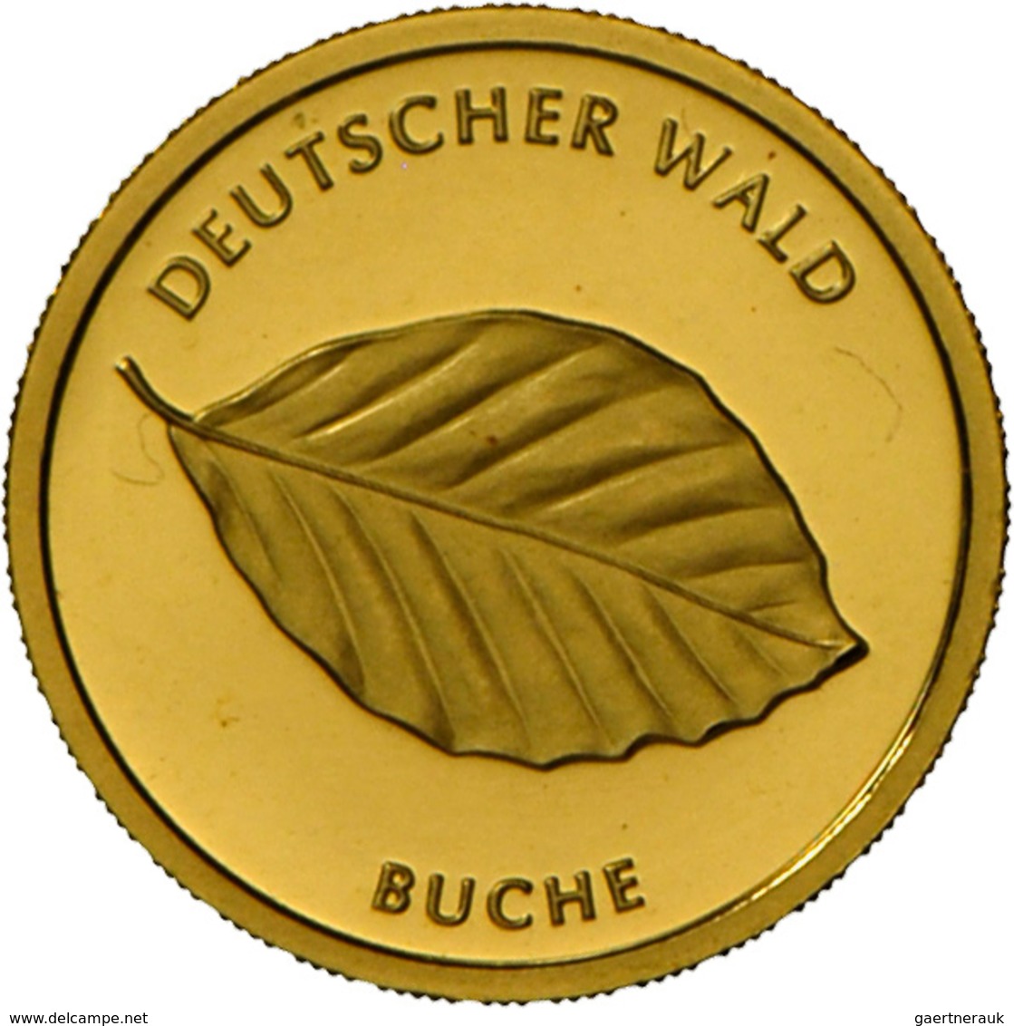 Deutschland - Anlagegold: 5 X 20 Euro Gold Serie Deutscher Wald: 2 X Eiche (2010), 2 X Buche (2011) - Germania