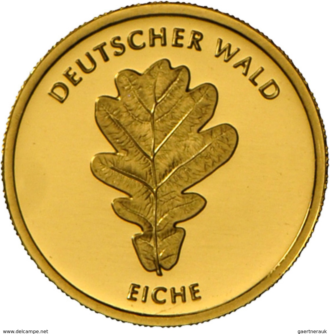 Deutschland - Anlagegold: 5 X 20 Euro Gold Serie Deutscher Wald: 2 X Eiche (2010), 2 X Buche (2011) - Germania