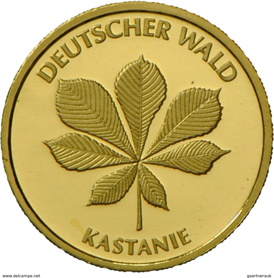 Deutschland - Anlagegold: 5 X 20 Euro Gold Serie Deutscher Wald 2010 - 2014: (Eiche, Buche, Fichte, - Allemagne