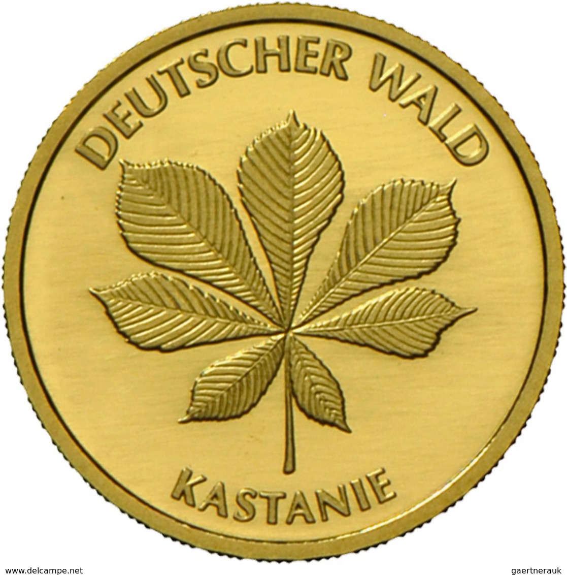 Deutschland - Anlagegold: 5 X 20 Euro Gold Serie Deutscher Wald 2010 - 2014: (Eiche, Buche, Fichte, - Alemania