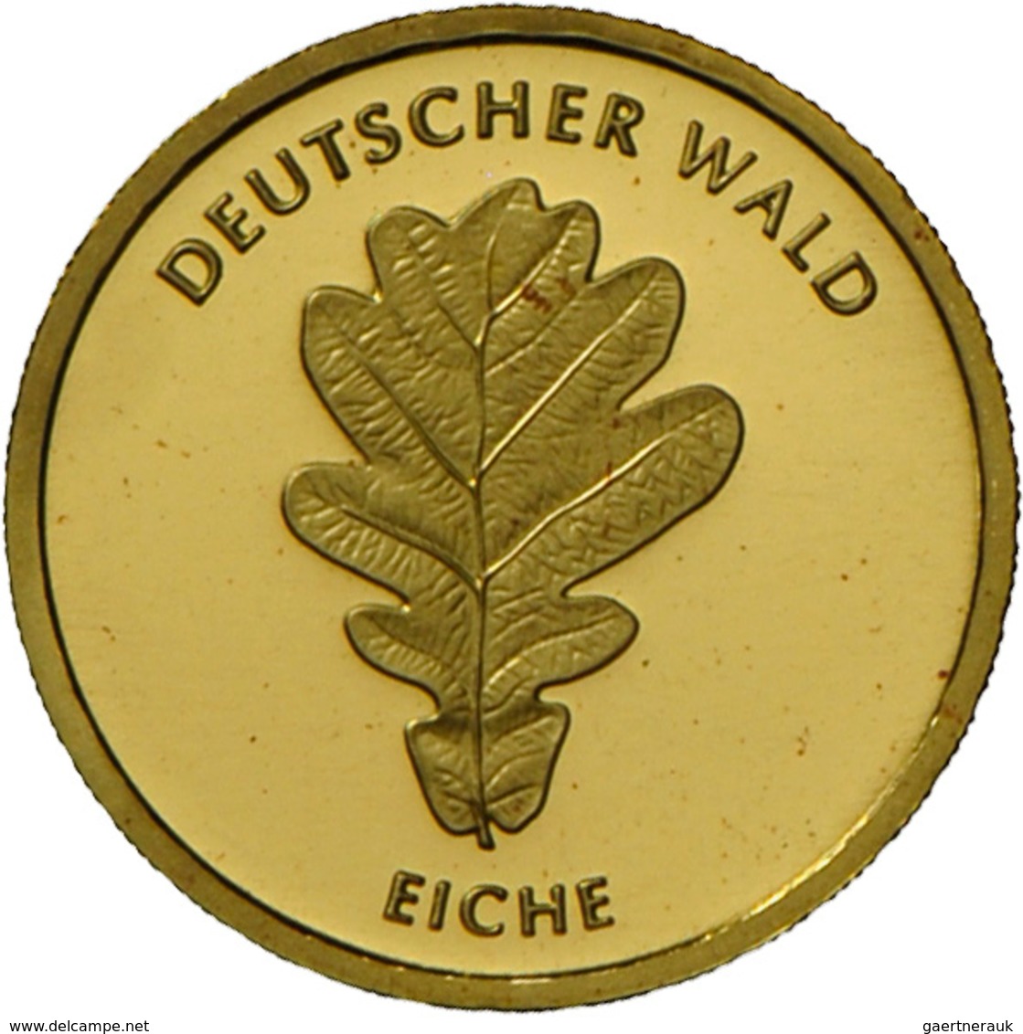 Deutschland - Anlagegold: 5 X 20 Euro Gold Serie Deutscher Wald 2010 - 2014: (Eiche, Buche, Fichte, - Germania