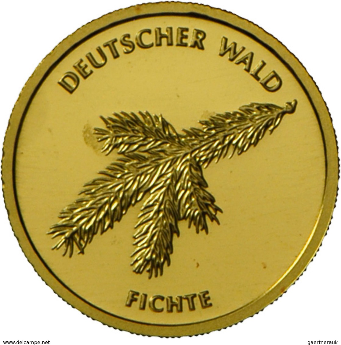 Deutschland - Anlagegold: 2 X 20 Euro 2012 Fichte (F,G), Jaeger 572. Jede Münze Wiegt 3,89 G 999/100 - Alemania