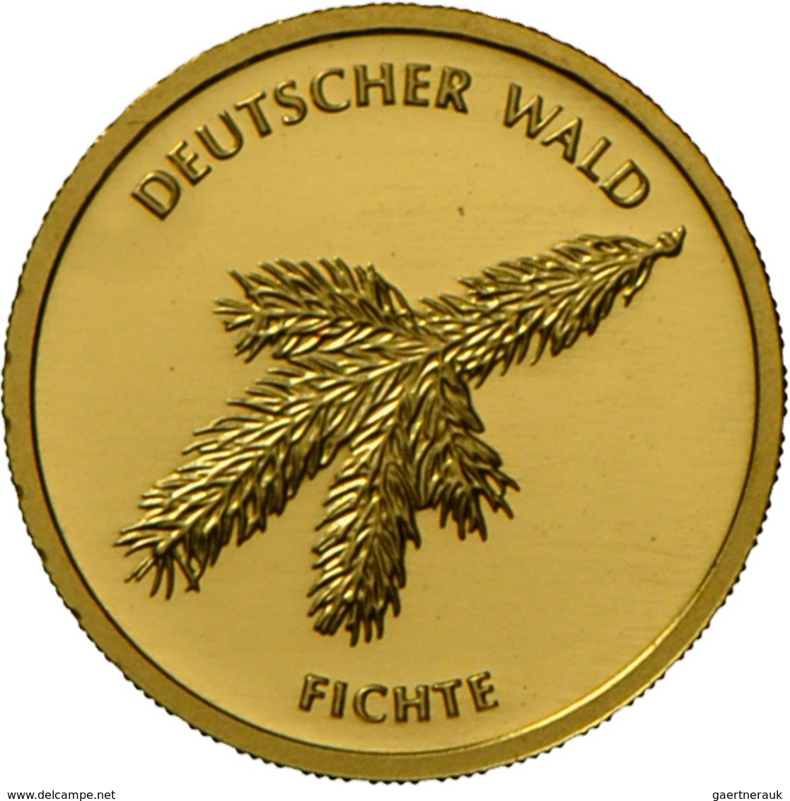Deutschland - Anlagegold: 5 X 20 Euro 2012 Fichte (A,D,F,G,J), Jaeger 572. Jede Münze Wiegt 3,89 G 9 - Duitsland
