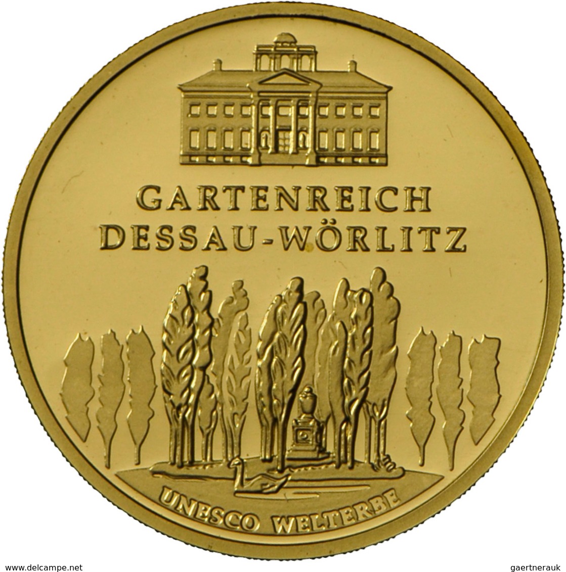 Deutschland - Anlagegold: 2 X 100 Euro 2013 Gartenreich Dessau-Wörltiz (D,F) In Originalkapsel, Mit - Allemagne