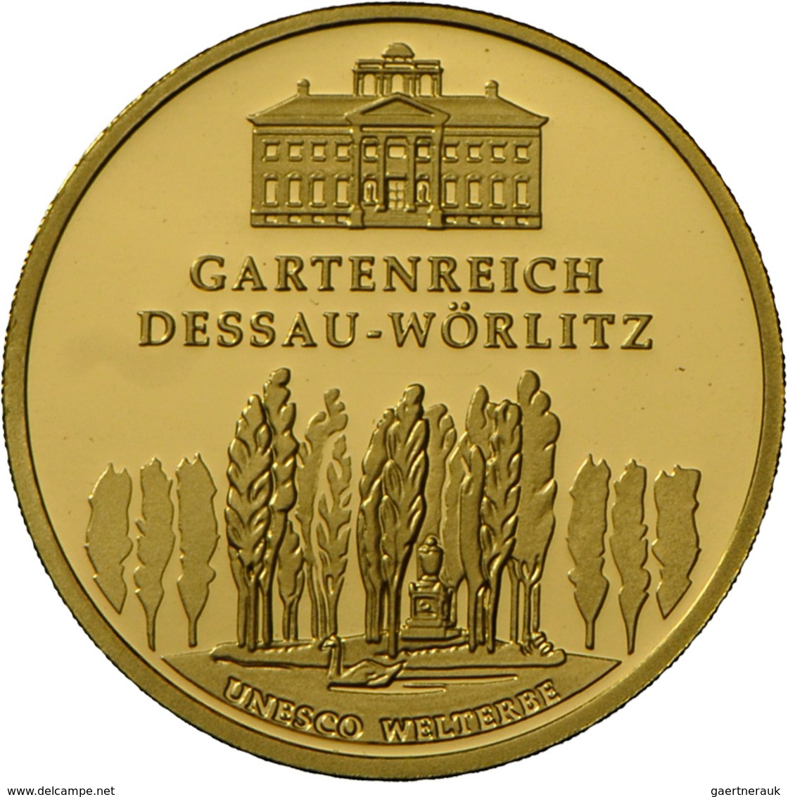 Deutschland - Anlagegold: 2 X 100 Euro 2013 Gartenreich Dessau-Wörltiz (D,F) In Originalkapsel, Mit - Duitsland