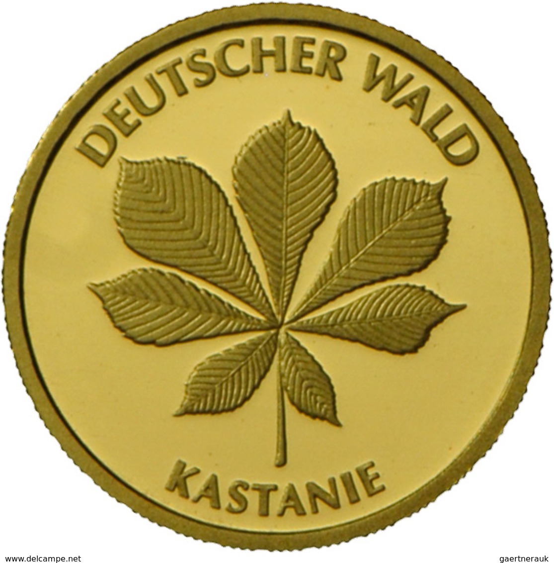 Deutschland - Anlagegold: 5 X 20 Euro 2014 Kastanie (A,D,F,G,J), Jaeger 589. Jede Münze Wiegt 3,89 G - Allemagne