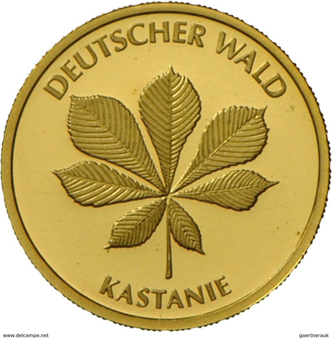 Deutschland - Anlagegold: 5 X 20 Euro 2014 Kastanie (A,D,F,G,J), Jaeger 589. Jede Münze Wiegt 3,89 G - Allemagne